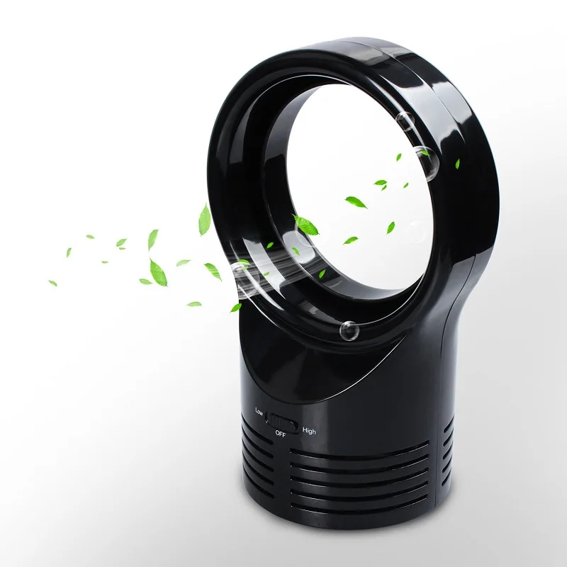 Uk Plug Black Fan Tonbux мини настольный вентилятор без лопастей портативная система охлаждения кондиционер низкий дБ - Цвет: Uk Plug Black Fan