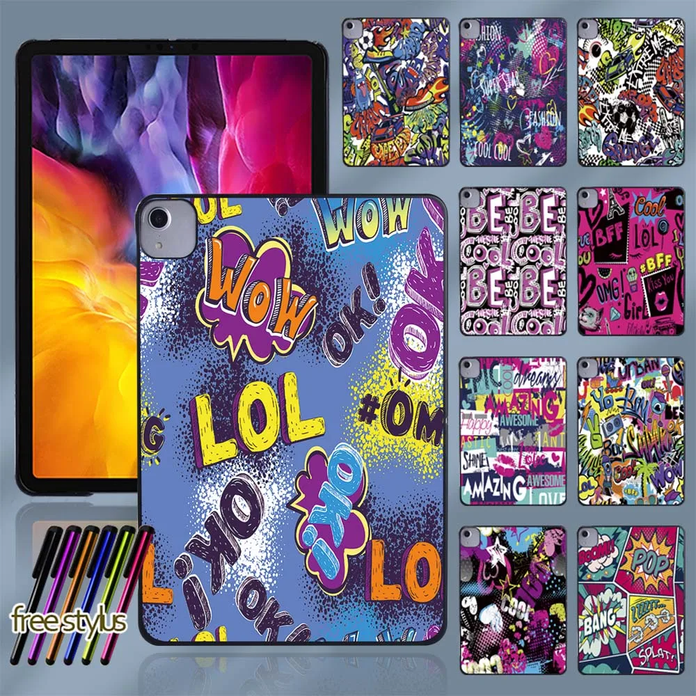 

Tablet Hard Shell Case for Apple IPad Air 4 2020 10.9 Inch Ultra-thin Drop Resistance Plastic Protective Shell + Free Stylus