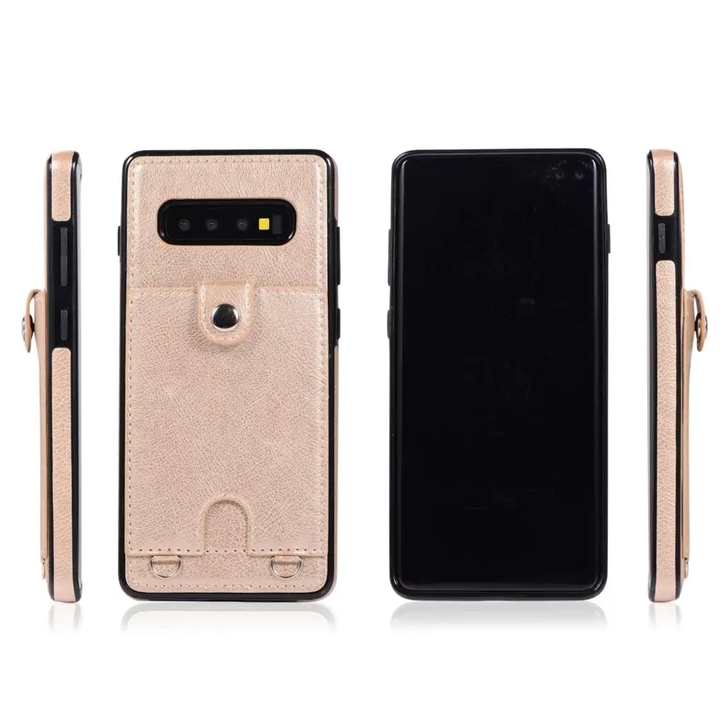 Кошелек с ремешком через плечо чехол для samsung Примечание 10; плюс 10+ 9 8 в стиле ретро из искусственной кожи чехол для samsung S8 S9 S10 плюс S10E S7 edge чехол для телефона