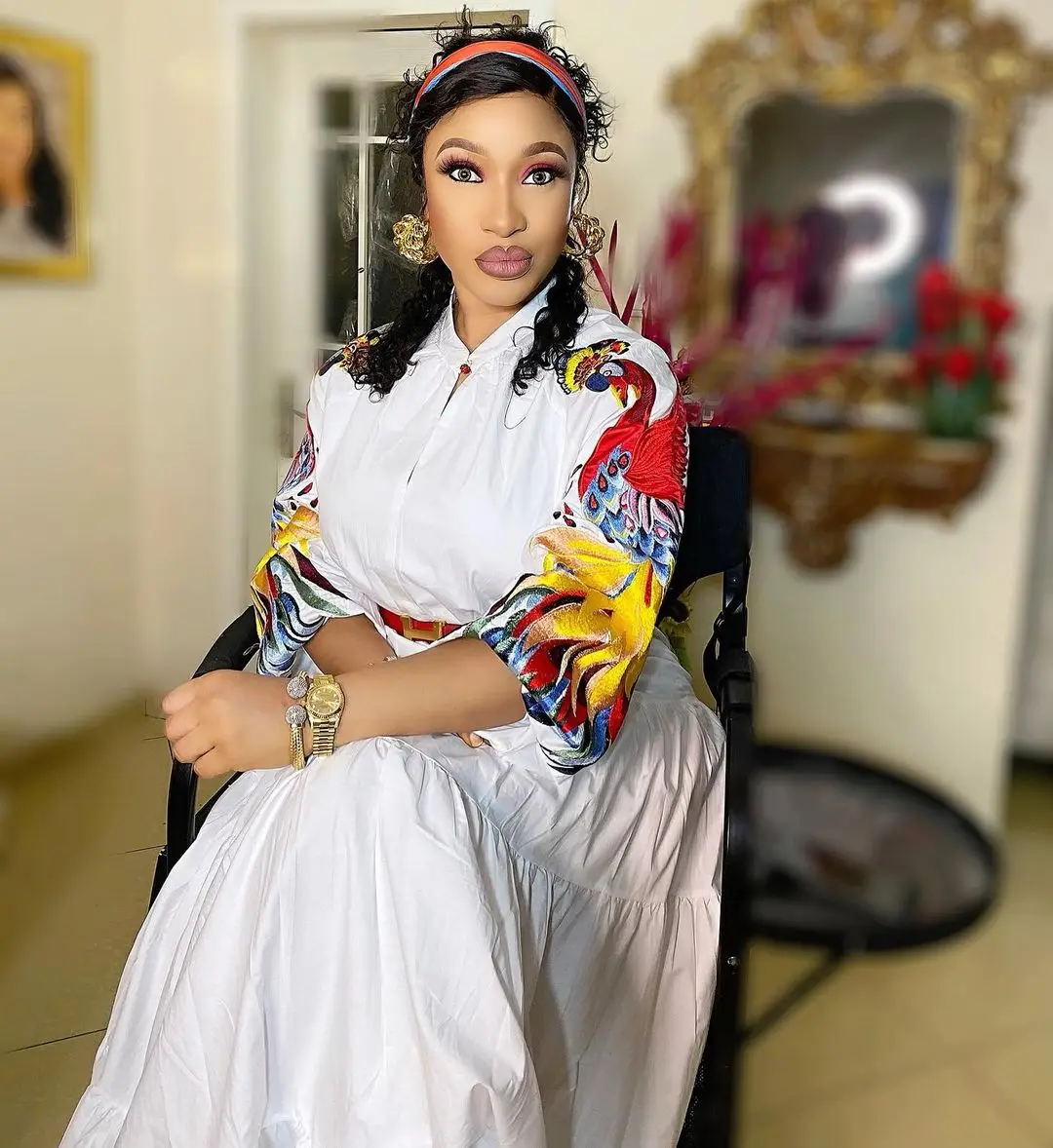 

Женское платье большого размера Африканское платье Boubou, Африканское платье для женщин свободного размера с вышивкой, длинное Африканское п...