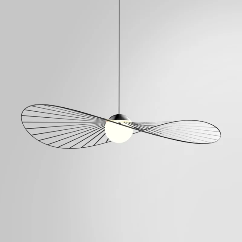 Винтажная стеклянная Подвесная лампа в виде шара современная светодиодная