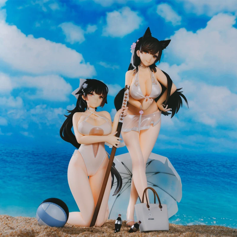 

18cm Anime Alter Azur Lane Kaohsiung Sandy Beach Rhapsody Sexy Girl PVC Action Figure Toy Game Statue Collection Model Doll