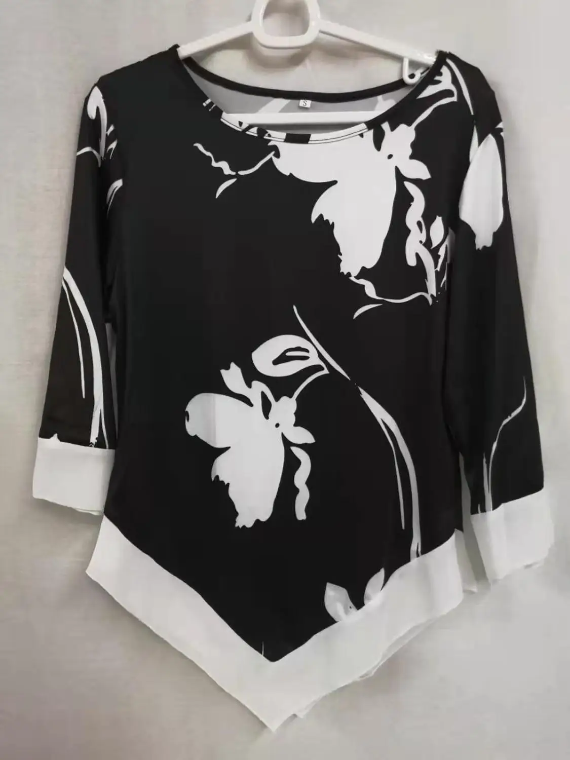 2019 Autumn Plus Size Shirt Floral Tshirt Women Laydies Office Top Long Sleeve Casual T Work shirts | Женская одежда