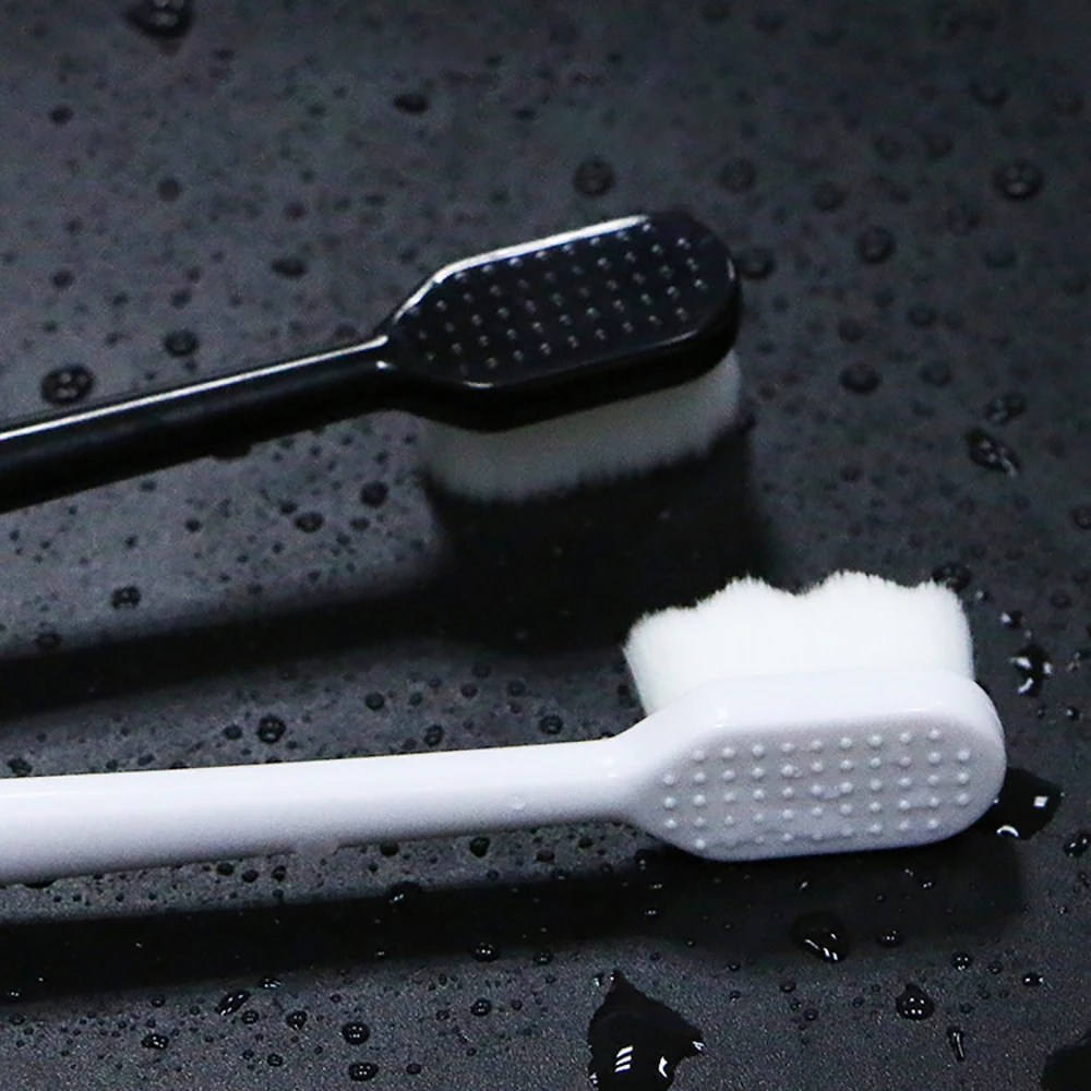 1 шт. ультра тонкая мягкая зубная щетка с коробкой портативная дорожная Щетка