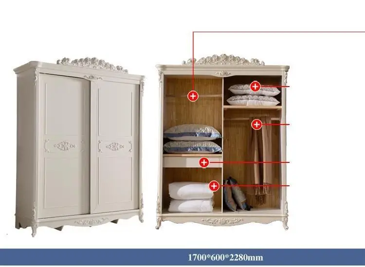 Madera деревянный шкаф Range Vetement для хранения кварто Европейский шкаф Mueble De Dormitorio мебель для спальни шкаф