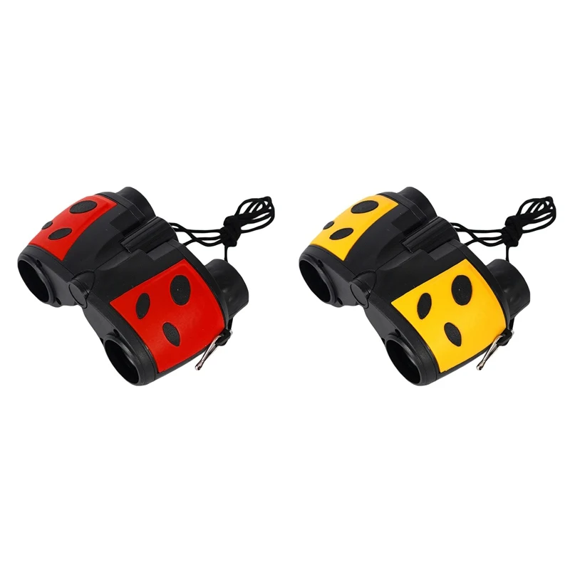 8X22 детский Противоскользящий Бинокль размер карманного телескопа