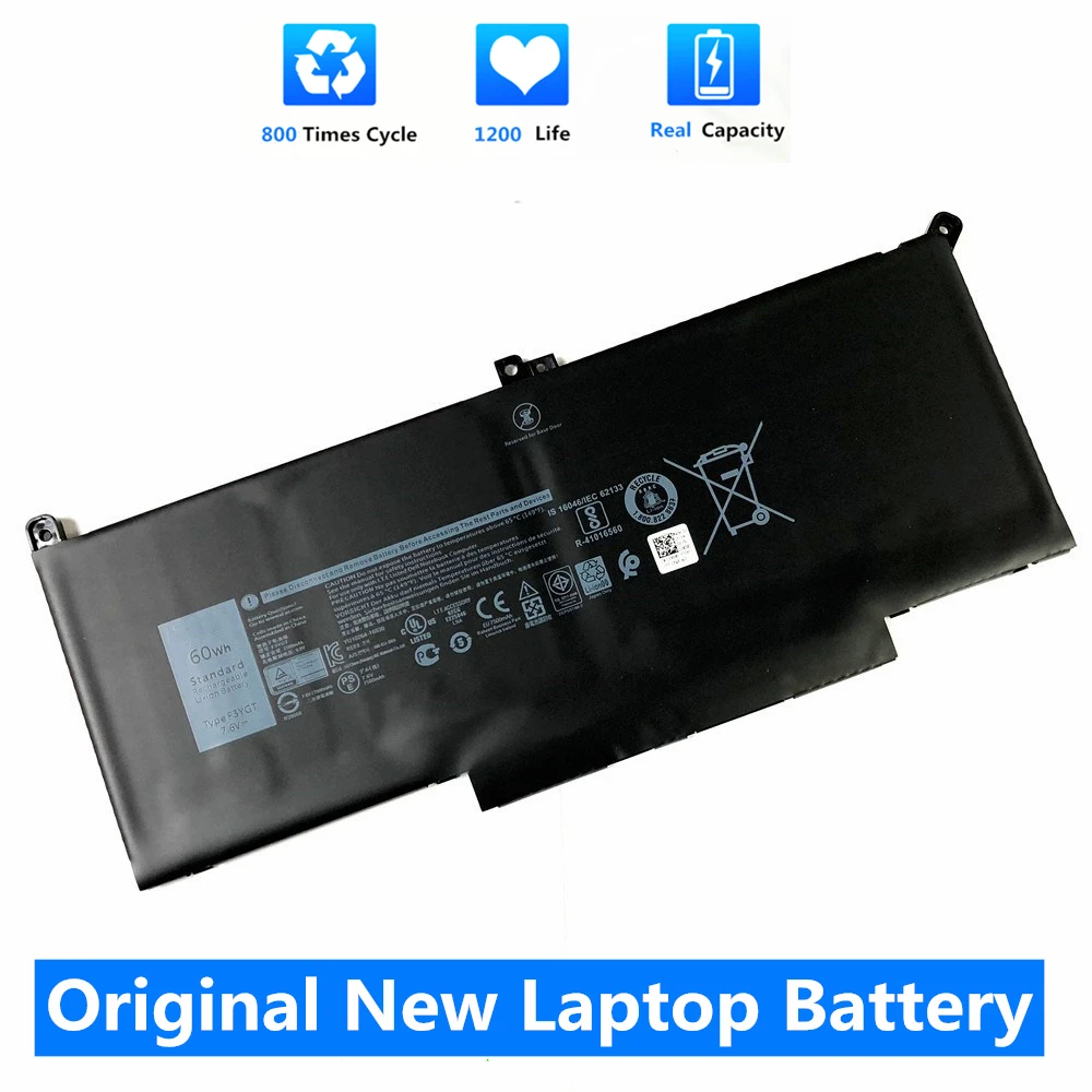 

Новый аккумулятор CSMHY F3YGT для ноутбука Dell Latitude 12 7000 E7280 E7290 E7380 E7390 E7480 E7490 F3YGT 2X39G 7,6 V 60WH