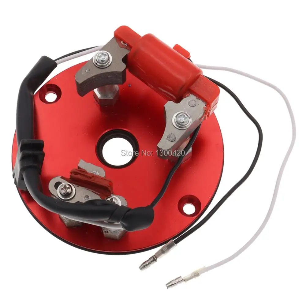 Красный гоночный Магнитный статор внутренний ротор комплект CDI для 110 125 140cc Lifan YX