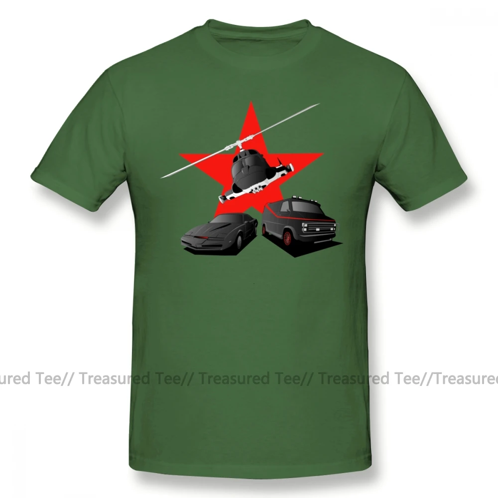 Army Green Airwolf футболка 80 S футболка с именами героев игры Мужская хлопковая футболка Милая с коротким рукавом графическая Мужская Повседневная Базовая футболка размера плюс 4XL - Цвет: Army Green