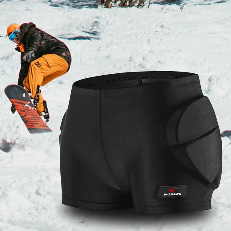 WOSAWE подростковый сноуборд скейтинг лыжные шорты защита бедер 1 5 см EVA толстые