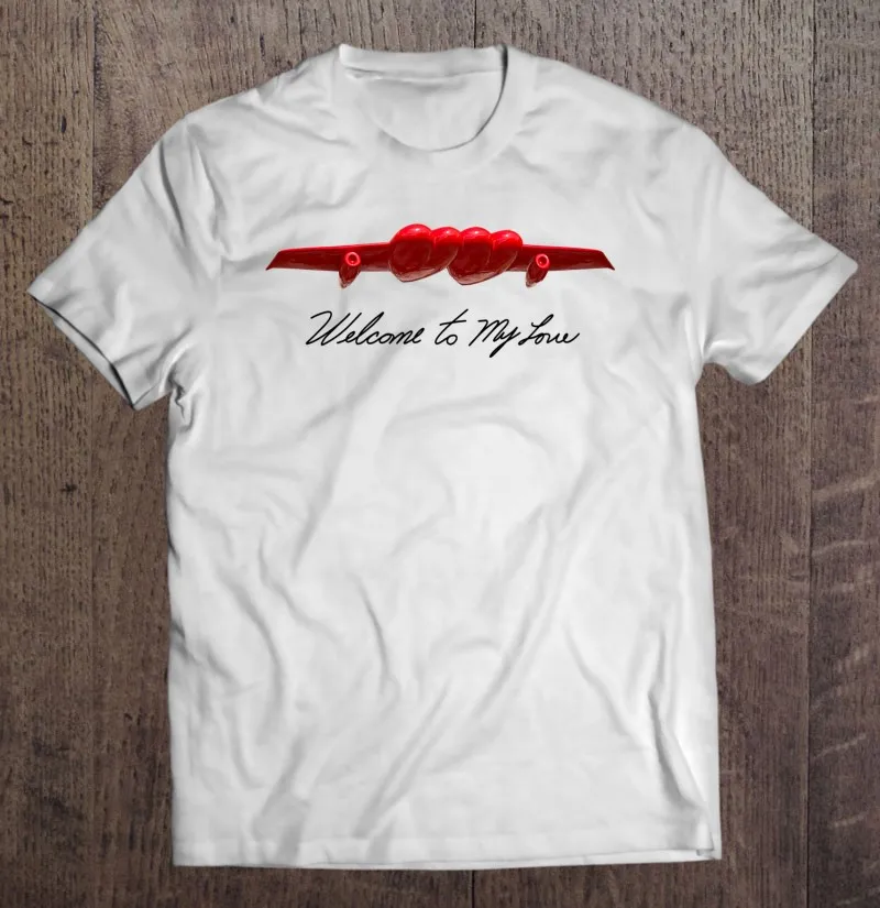 Добро пожаловать в мой любимый рубашку Одежда большого размера аниме одежда для