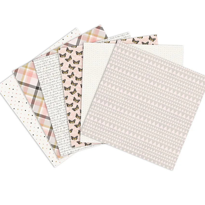 Бумажный пакет с узором для скрапбукинга 24 листа 6 дюймов | Дом и сад