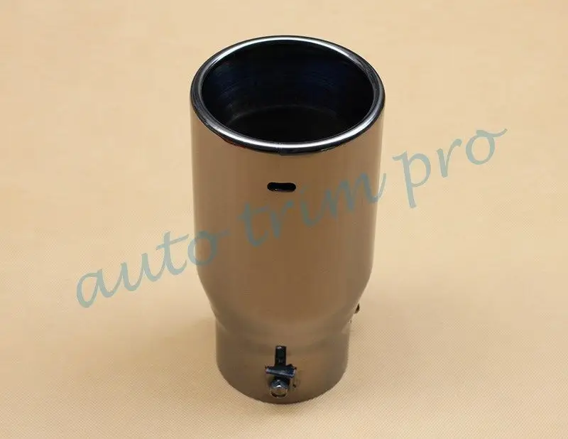 Универсальный глушитель выхлопной трубы наконечник входного хвоста 76 мм 3 дюйма