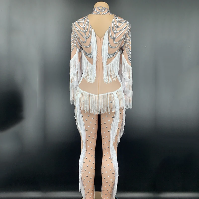 Женский сценический костюм обнаженный комбинезон для танцев на Пилоне