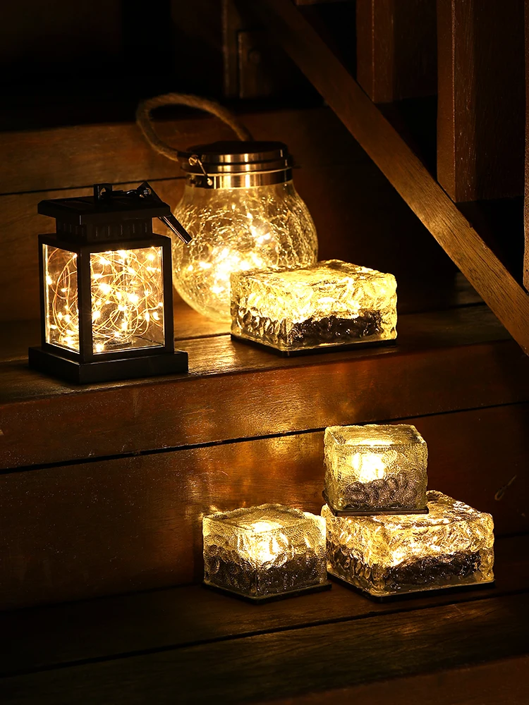 

Solar Light Outdoors Waterproof Led Solar Power Light for Garden Decoration Round/Square Balcony Holiday Lighting MOONSHADOW