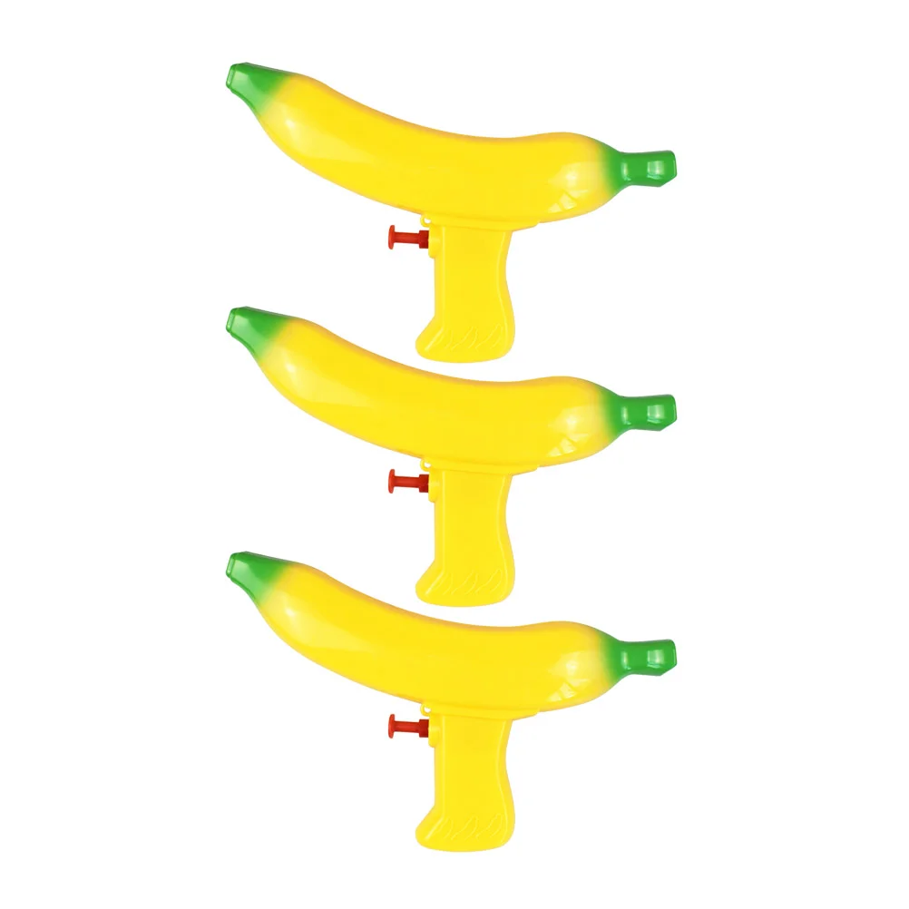

3pcs Banana Shape Water Soaker Toys Cartoon Play Water Water Sop for Kids Children