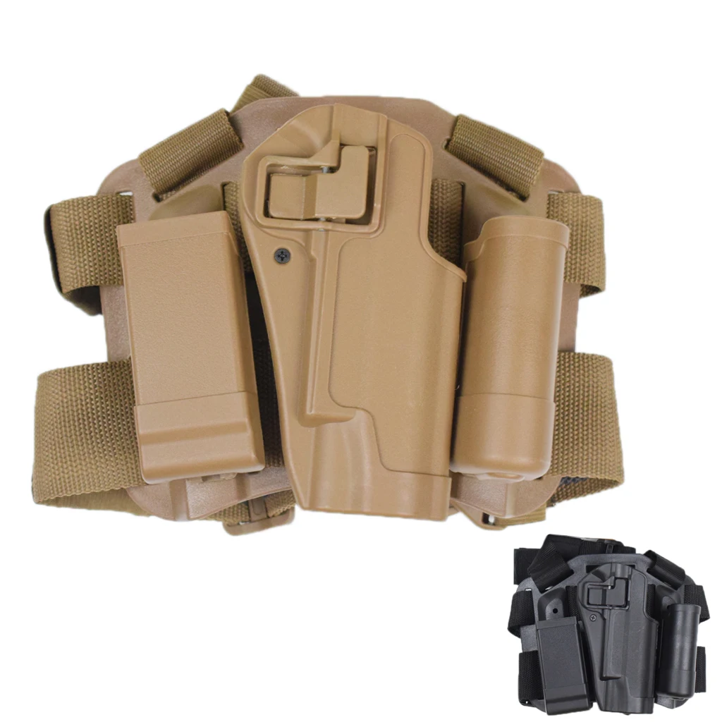 

Tactical CQC Glock Leg Holster for Colt 1911 Military Combat Holster Hunting Shooting Gun Holster Pouch Camping Leg Holster