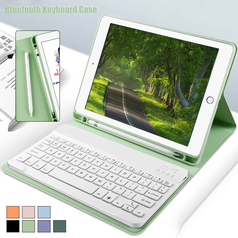 Pro 12 9 iPad 10 2 7th 8th Bluetooth клавиатура чехол для Air 7 5th 6th 3 4 11 Волшебная Клавиатура Чехол |