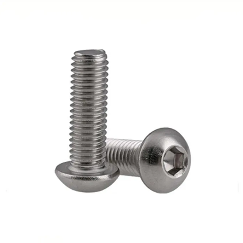 

10pcs M3 Aluminum Alloy Button Screws M3*5/6/8/10/12/14/16mm Aluminum Hex Socket Round head Screws Bolts Anodized 11 color