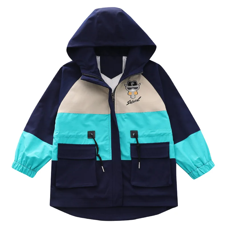 

Lasted Spring Autumn Boy Coat Jackets Overcoat Top Kids Teenage Gift Children Clothes Gift Formal School High Quality
