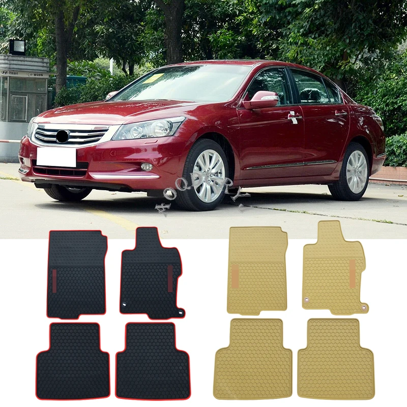 (RHD) водонепроницаемые резиновые автомобильные коврики коврик для Honda Accord sedan 2008