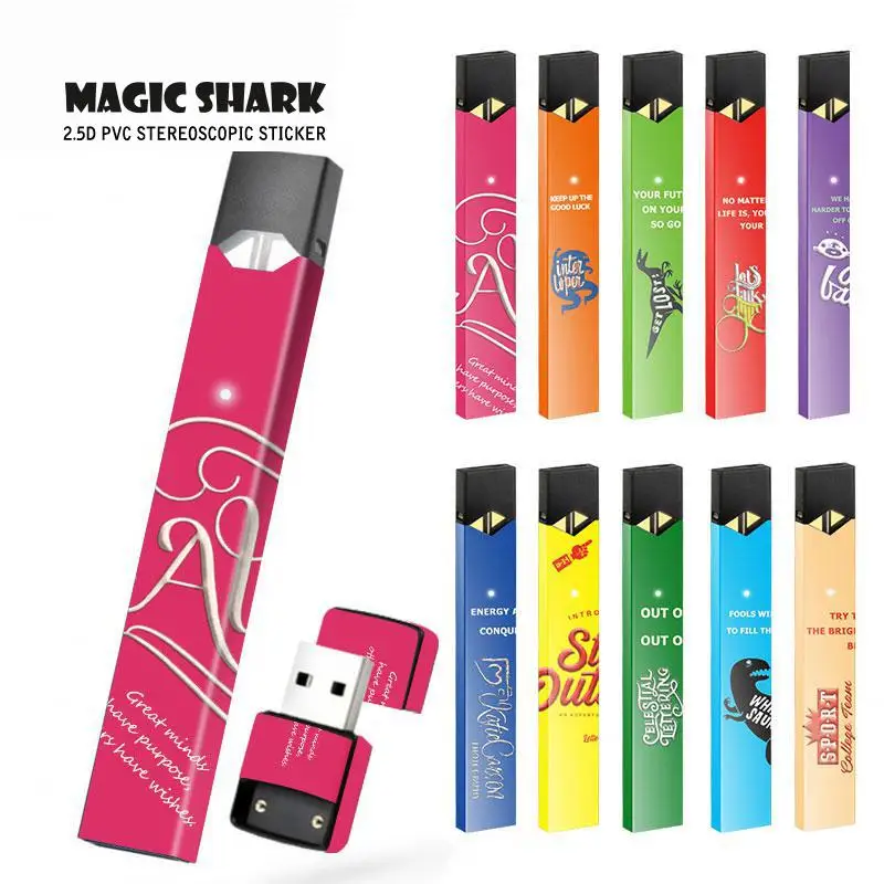 Модная мягкая наклейка для Juul обмотка пленка бумажная Обложка электронная