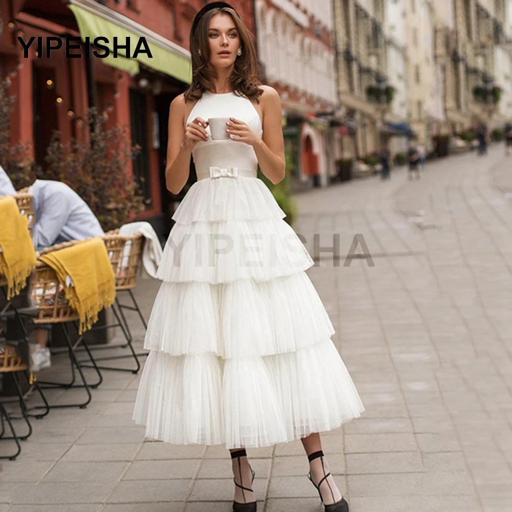 

Вечерние платья принцессы в стиле «Бохо торжественное платье; Robe de soiree трапециевидной формы Многоуровневое вечерние платье Выпускное Плат...