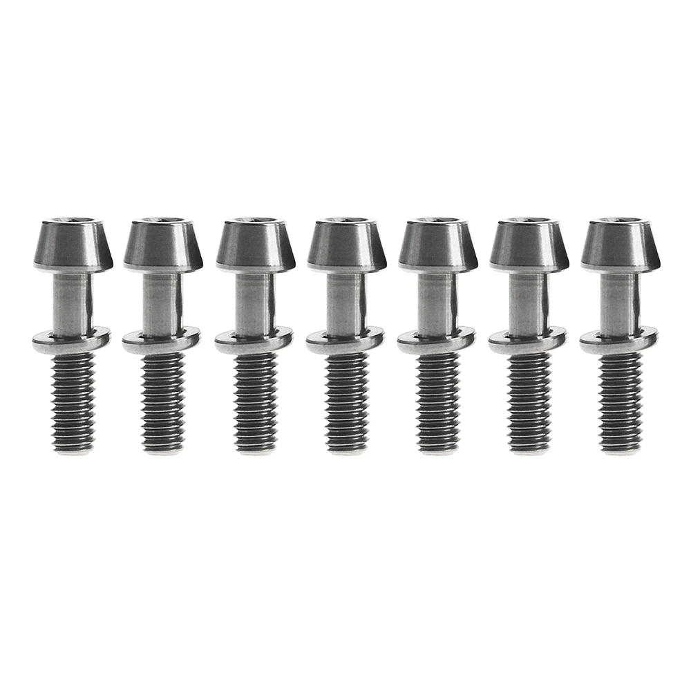 7 шт. шестигранные титановые винты с шайбами для велосипеда | Обустройство дома