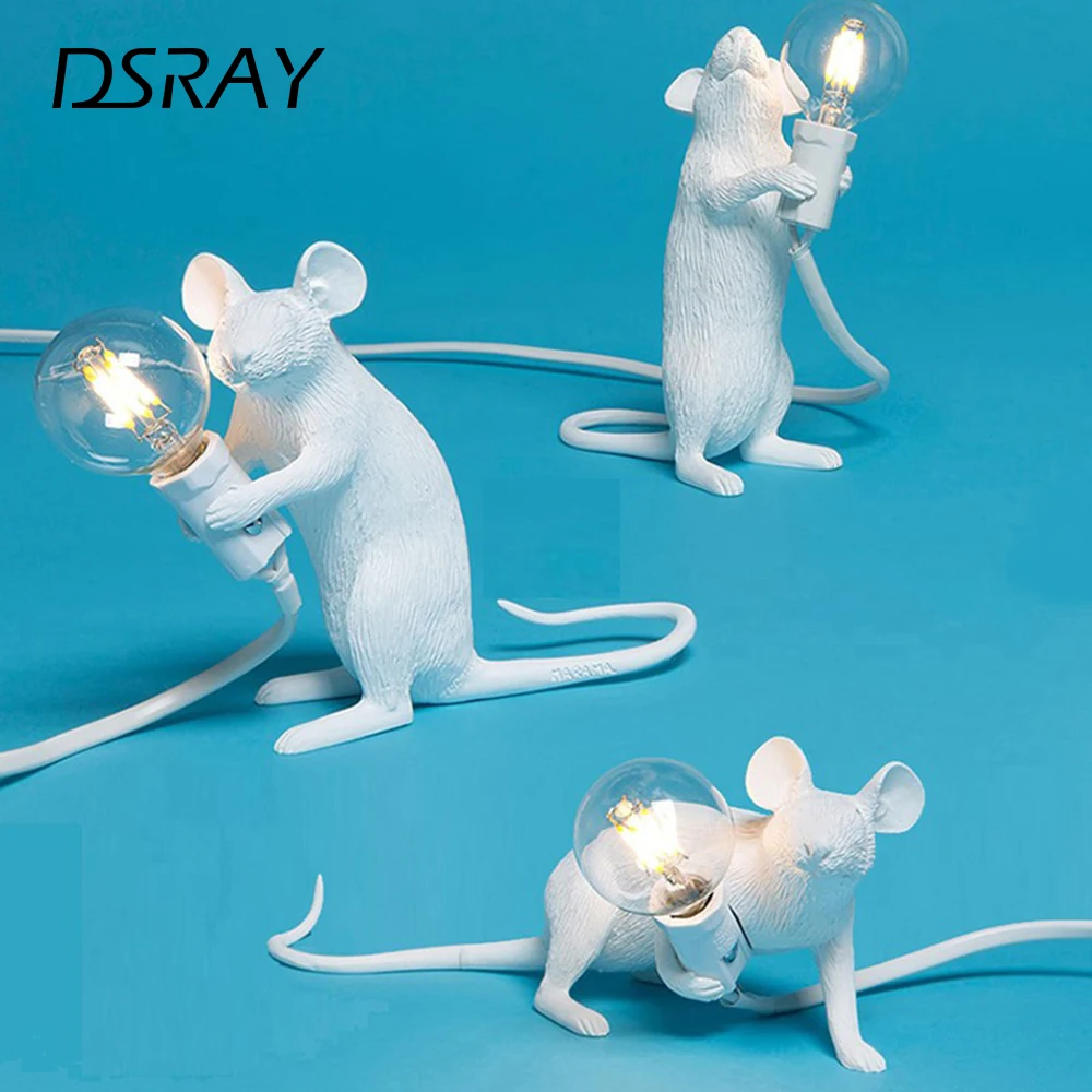 Seletti Morden Mouse настольные лампы светодиодный прикроватный столик лампа для