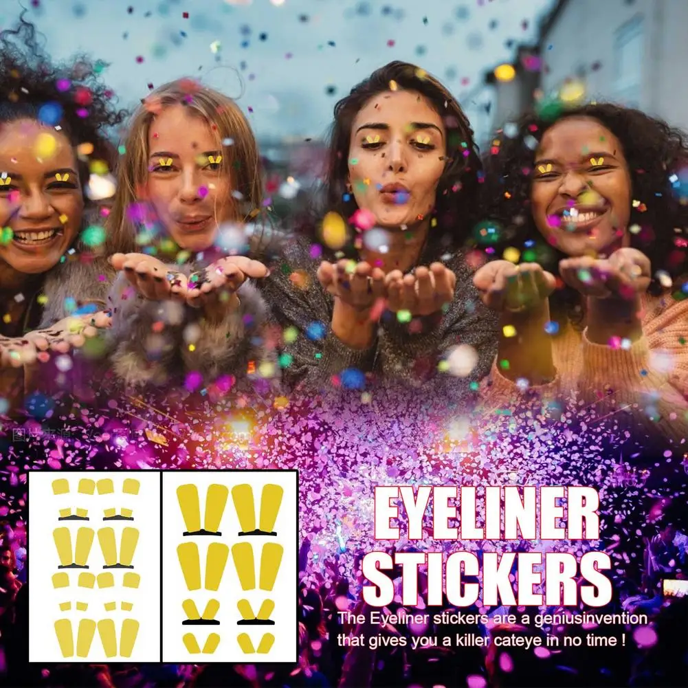 Набор наклеек для макияжа глаз милые наклейки татуировки на Хэллоуин Рождество и