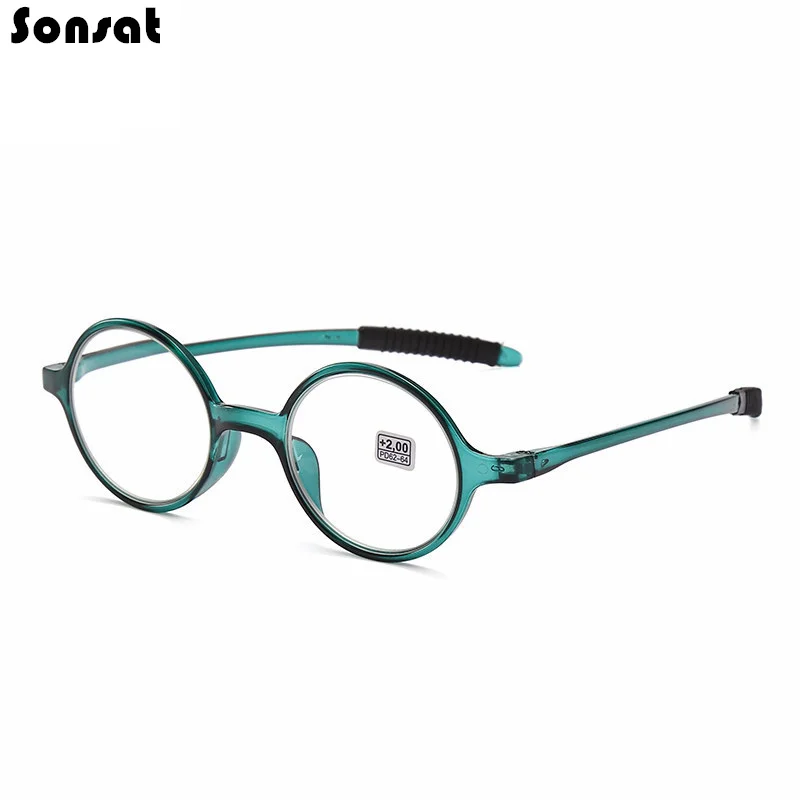 Очки для чтения в круглой оправе женские стиле ретро мягкие работы за