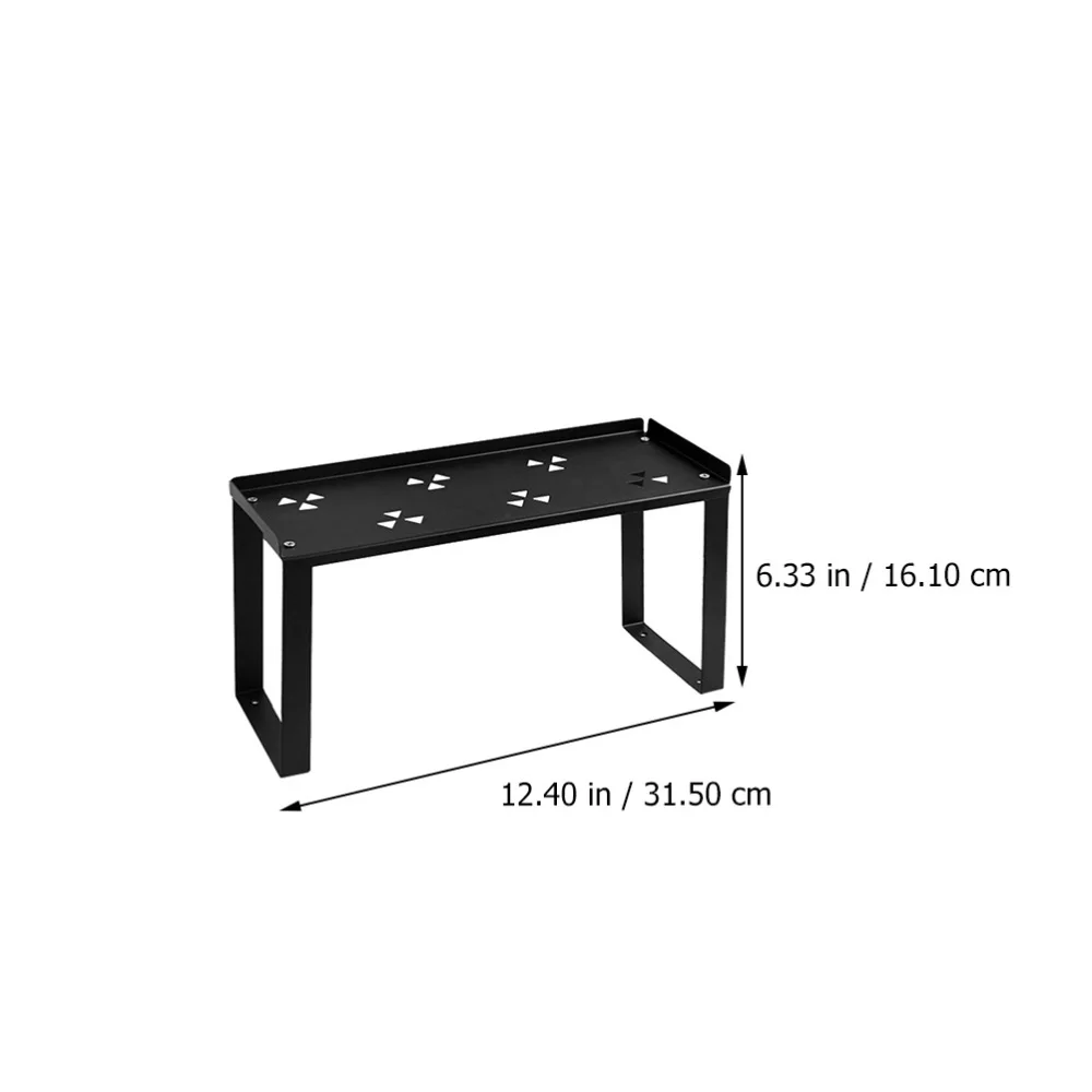 

1pc Kitchen Single-layer Rack Seasoning Rack Sundries Shelf Iron Storage Rack