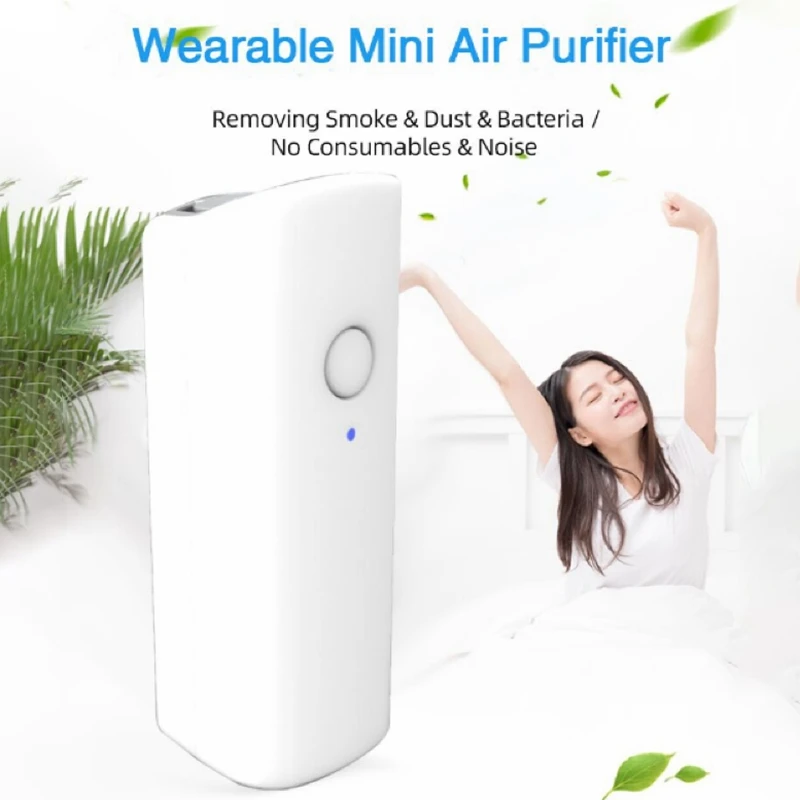 Персональное ожерелье с подвесным воздухоочистителем портативный
