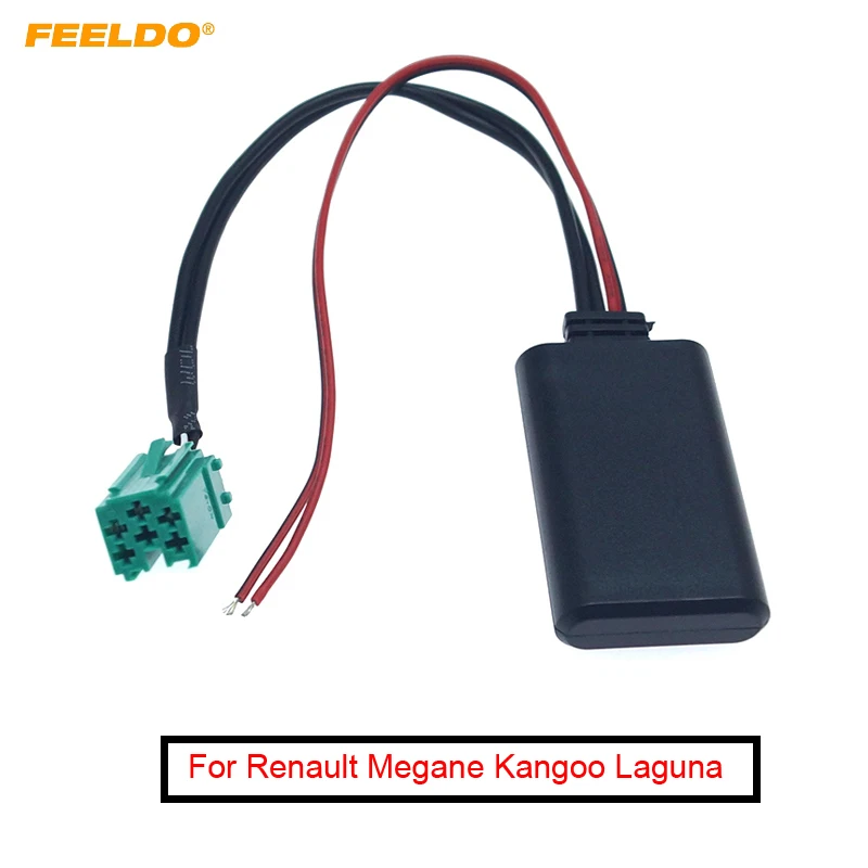 FEELDO 1 шт. автомобильный Bluetooth модуль приемник Aux адаптер кабель для Renault Megane Kangoo Laguna