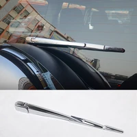 abs chrome rear windshield window wiper strip molding cover trim kit for mitsubishi pajero iv v80 montero limited 2015 2020 year