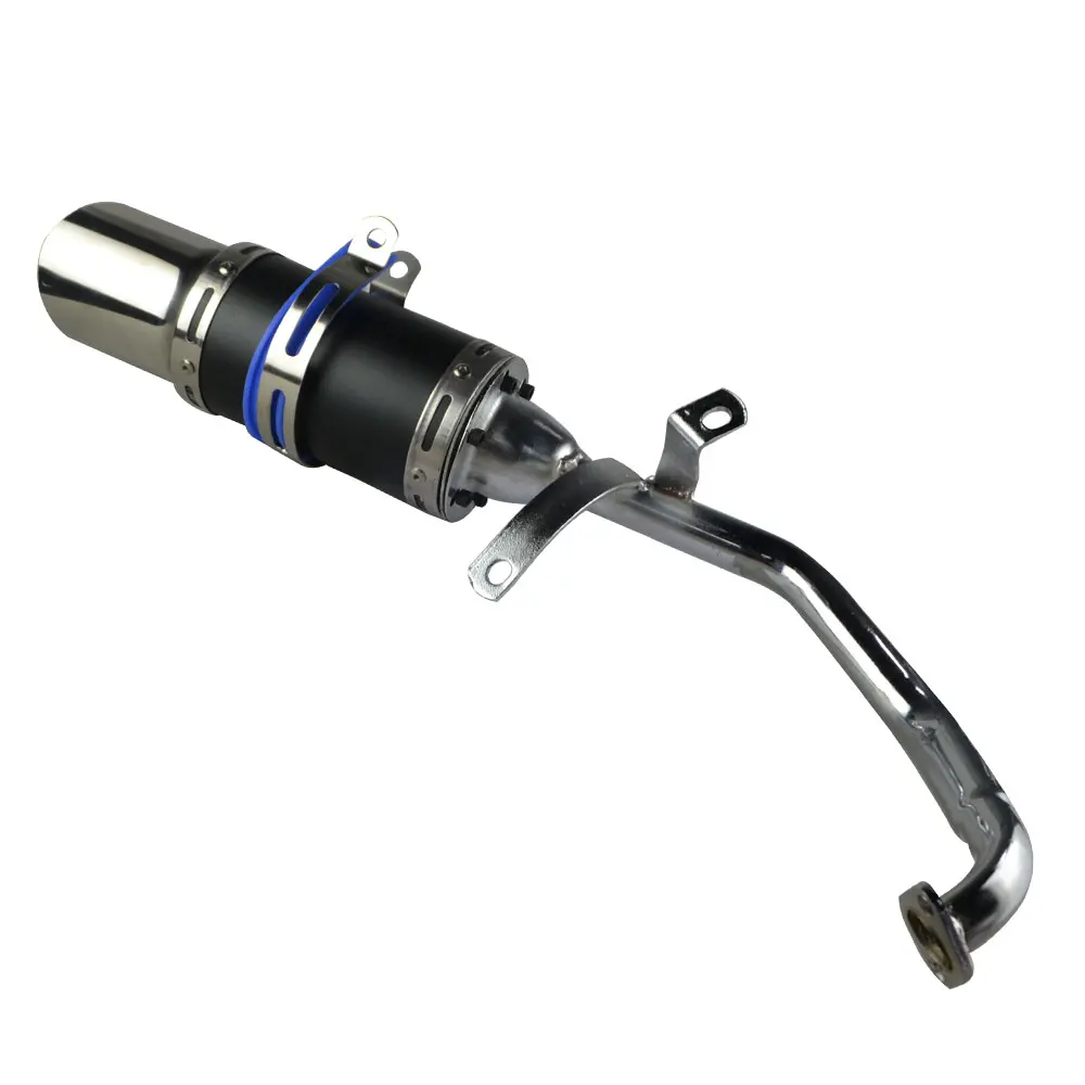 Мотоцикл выхлопной трубы жары глушитель скутер короткий высокая