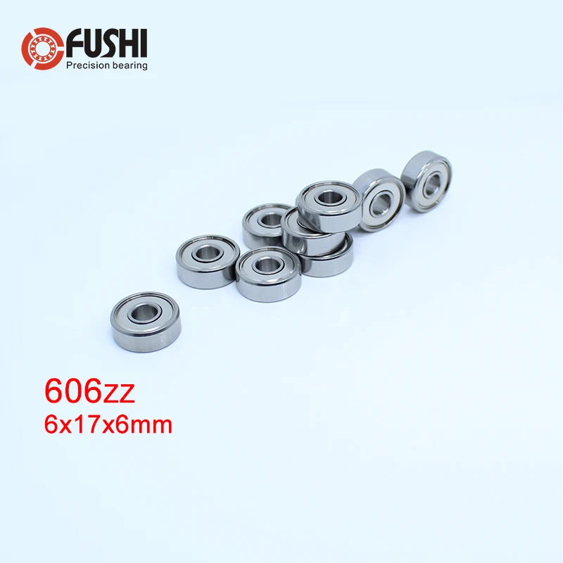 

606ZZ ABEC-5 (100PCS) 6x17x6MM Miniature Ball Bearings 606ZZ EMQ Z3V3