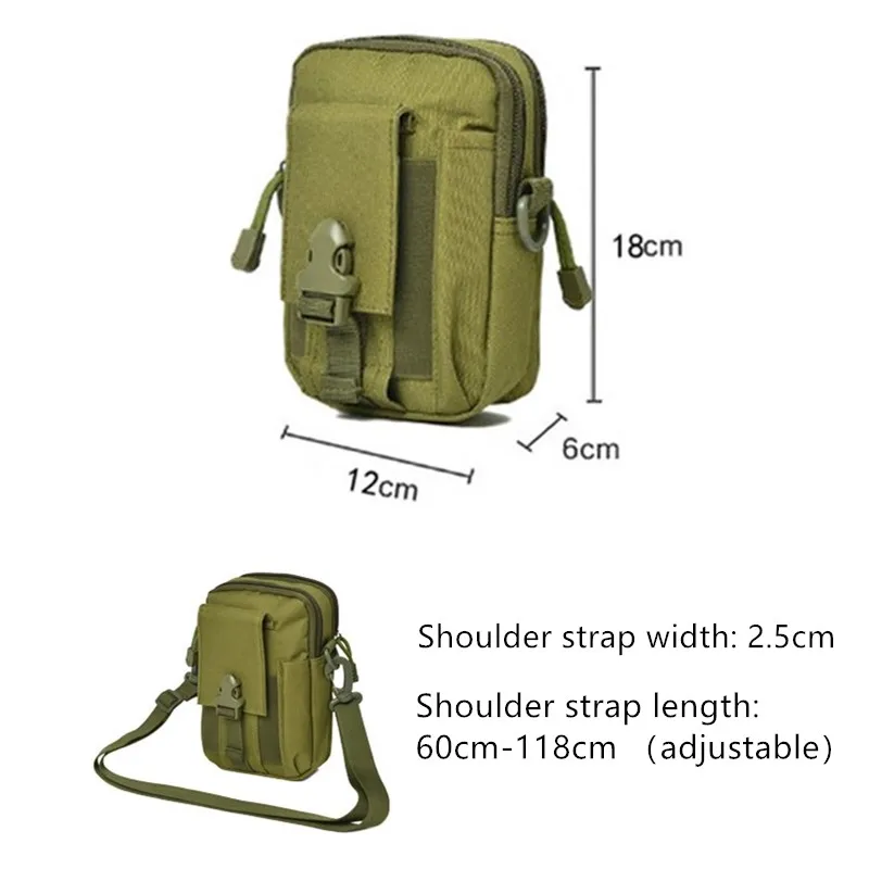 Водонепроницаемая военная тактическая сумка рюкзак Molle нейлоновая