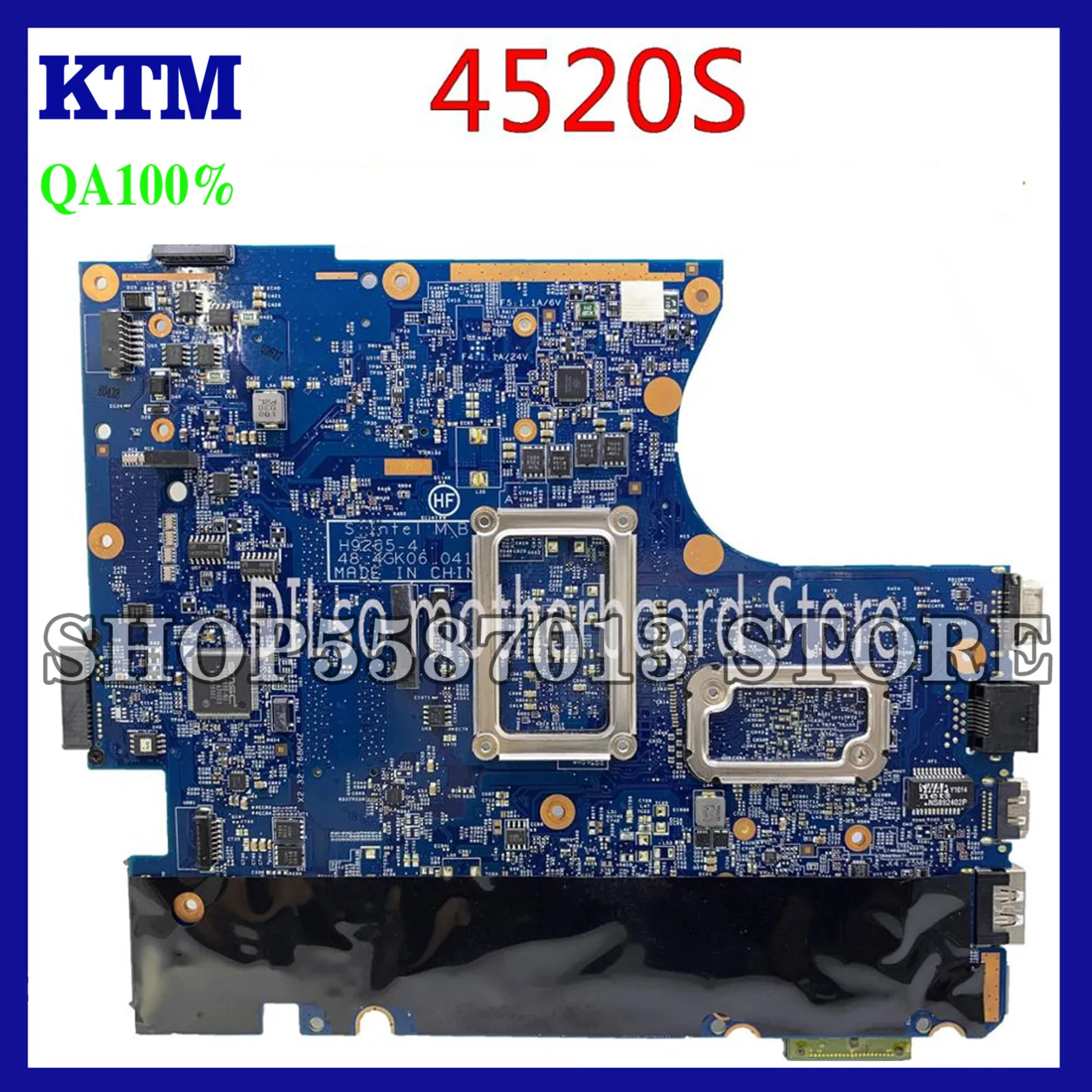 

KEFU 4720s motherboar 628795-001 For HP Probook 4720s 4520s Laptop Motherboard 628795-001 598668-001 100% original