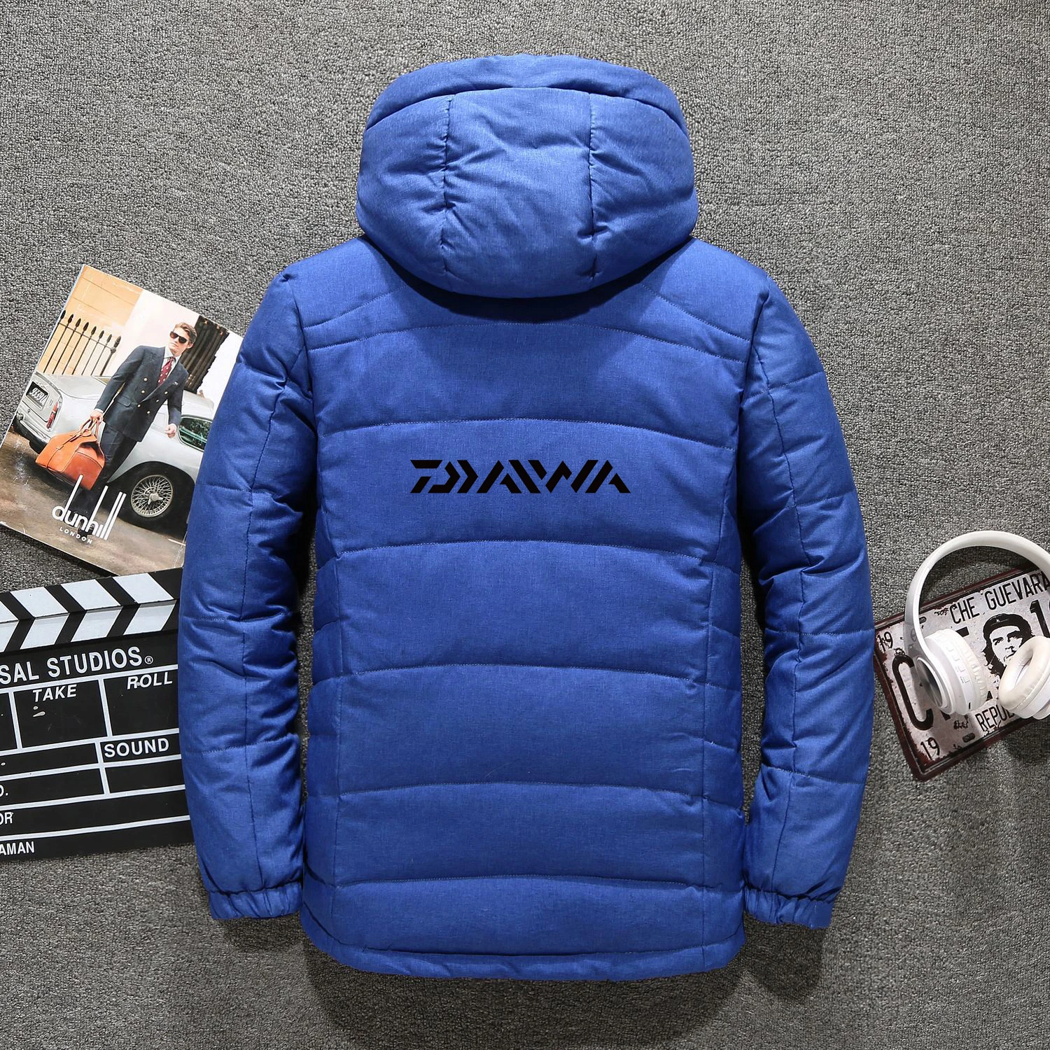 Online Daiwa Kış Sıcak Erkek Ceket Ceket Sonbahar Balıkçılık Kirpi Kalın şapka Beyaz ördek Parka Erkek Erkek Kış Aşağı Ceket Hoodies Ile