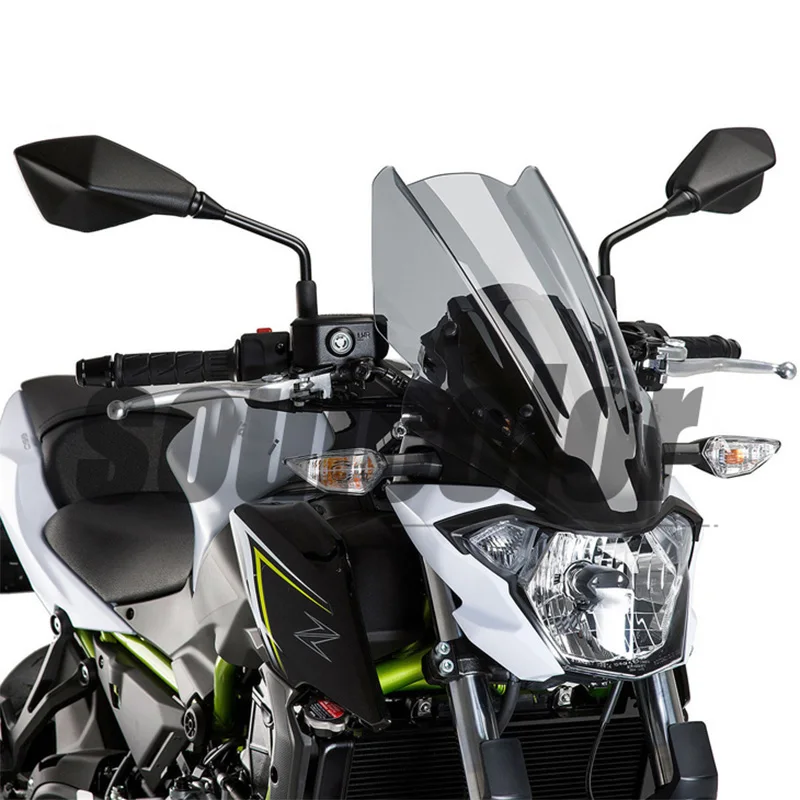 Для Кавасаки Z650 мотоциклетные ветровые экраны лобовое стекло крышки экран дымовые линзы для Кавасаки Z 650 аксессуары для мотоциклов дефлектор