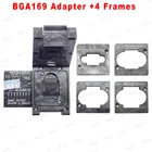 RT-BGA169-01 V2.5 BGA169 BGA153 гнездо адаптера EMMC с 4 шт. BGA матричной Блокирующей коробкой для программиста RT809H