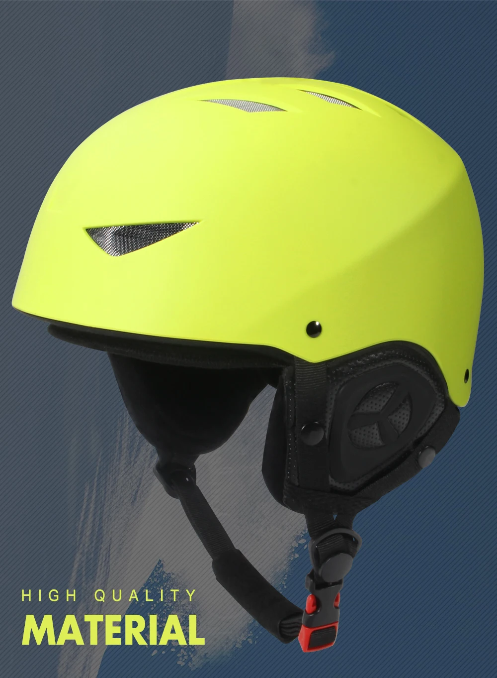 QUESHARK полнопокрытый лыжный шлем интегрально-Формованный Crashproof снег шлем сетка дышащий ухо теплый Скейтборд Сноуборд шлем