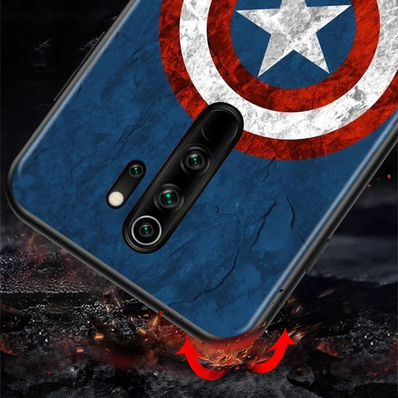 

Marvel Avengers Infinity Gauntlet Logo For Xiaomi Redmi K40 K30T K30S K30i K20 10X 9T 9i Ultra Pro 5G TPU Silicone Phone Case