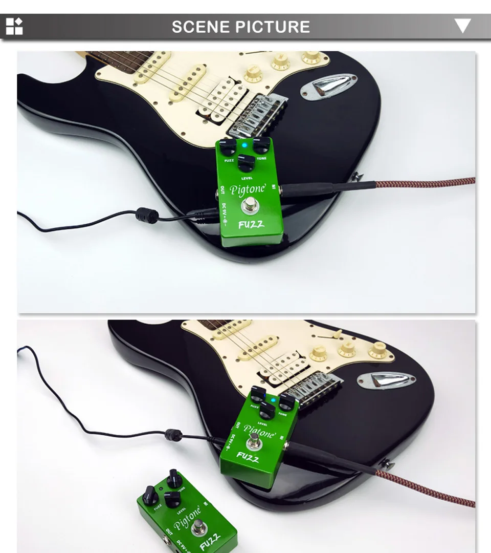 Pigtone PP-09 fuzz гитарный эффект педаль Акустическая Электрогитара аксессуары эффекты Педали реальные bypas