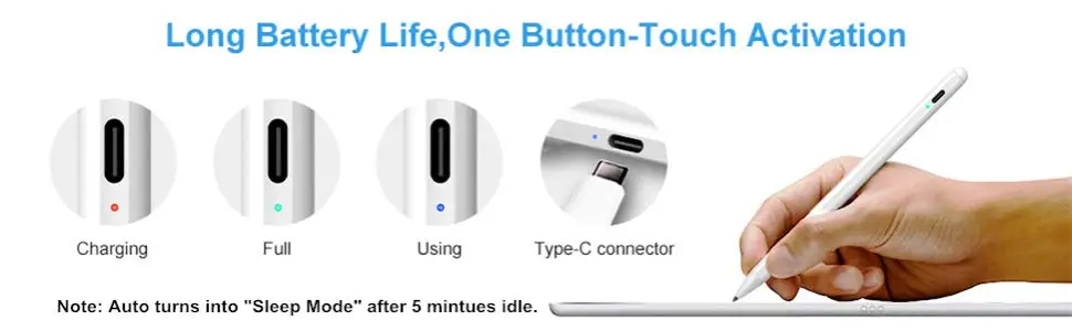 Для Apple Pencil 2 стилус для iPad Pro 11 12,9 9,7 Air 3 10,2 Mini 5 активный карандаш ручка для рисования без задержки