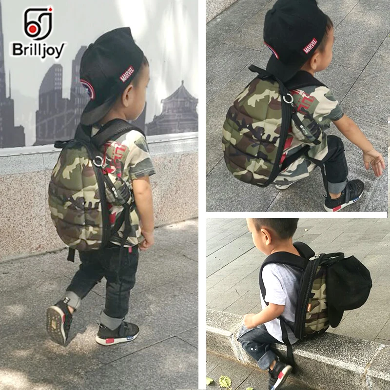 Бриллджой детский рюкзак Мочила Феминина Бренд Дизайнер Креативный мультфильм Камуфляж Досуг Мини Школьная сумка Рюкзак.