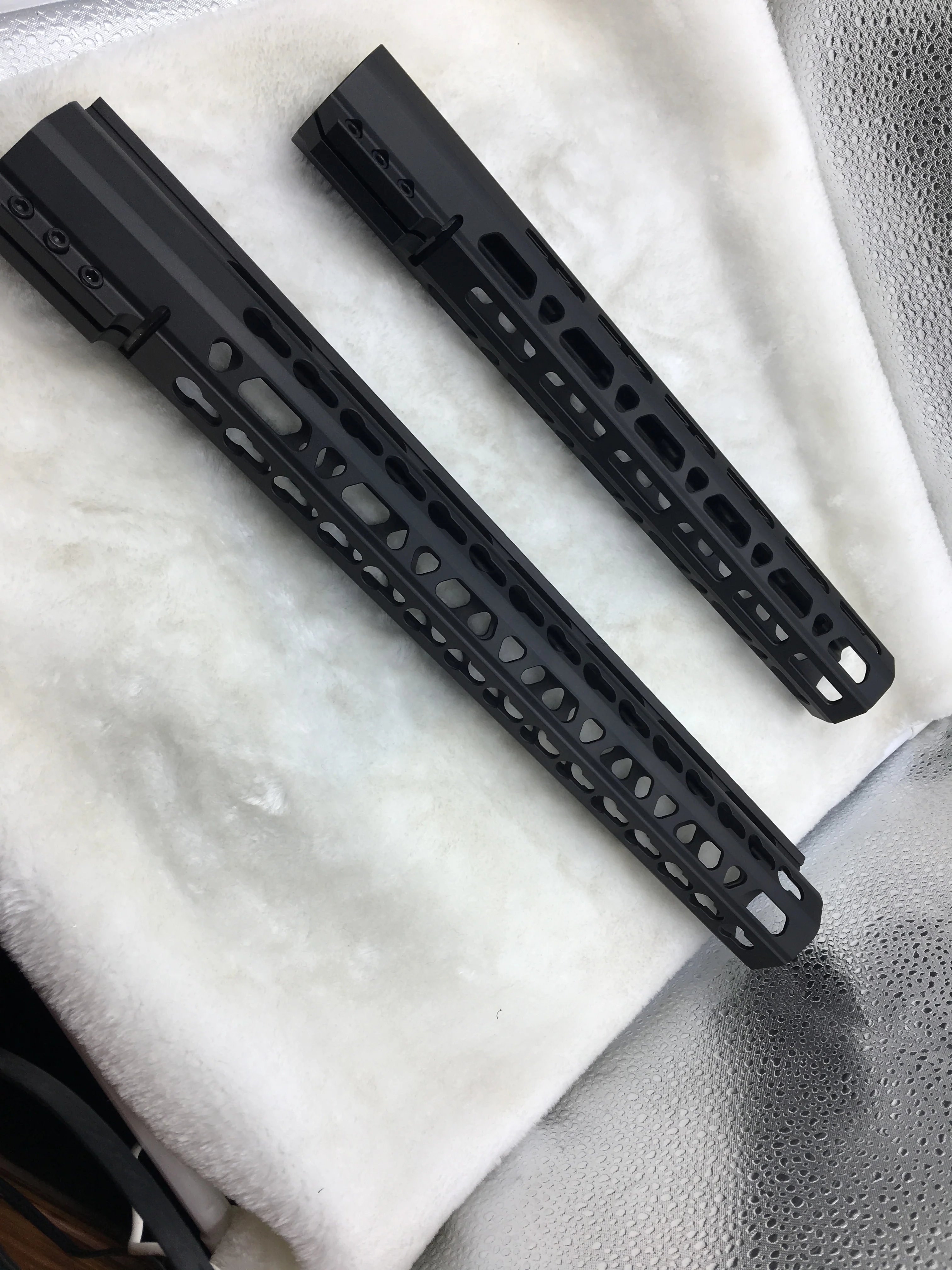 1" AR10 308 детали M4 тактические свободные поплавающие Keymod Handguard с бочкой гайки алюминиевый профиль
