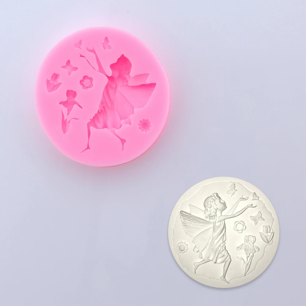 Angel Wings Silicone Molds Cupcake Topper Fondant Chocolate Candy Polymer Clay Soap Candle Mold DIY Party Cake Decorating Tools | Дом и сад