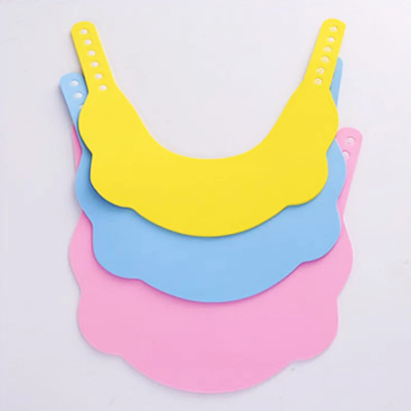 Детская шапочка для шампуня регулируемая предохранительная душа мягкий клей